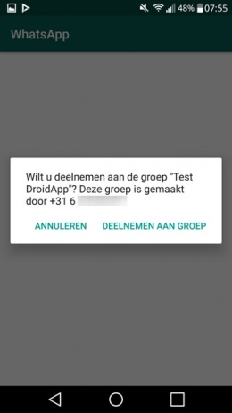 WhatsApp groepslink