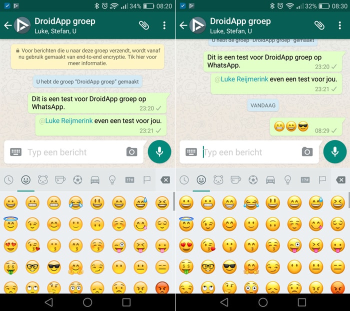 WhatsApp iOS 10 emoji