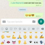 WhatsApp nieuwe emoji