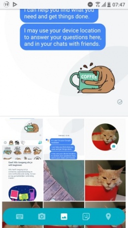 Google Allo afbeeldingen