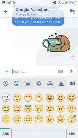 Google Allo emoji