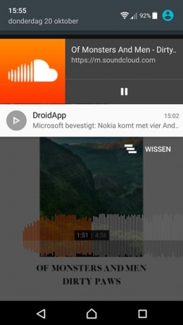 Chrome 54 achtergrond audio