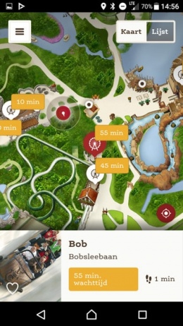 Efteling wachttijd app