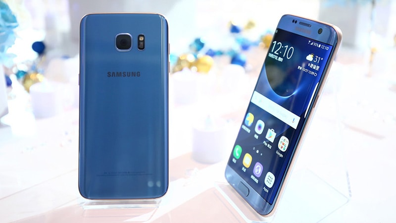 Galaxy S7 Edge Koraalblauw