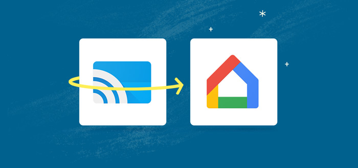 Google Cast Home app