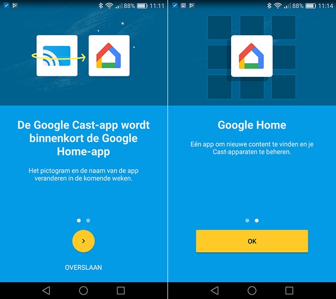 Google Cast wordt Google Home app en laat je ook 