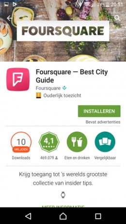 Google Play Store categorieën