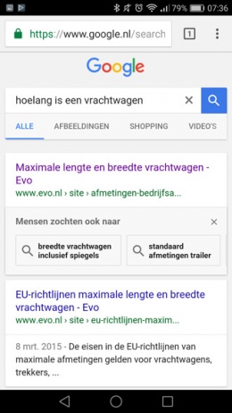 Google gerelateerde vragen