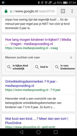 Google mensen zochten ook naar