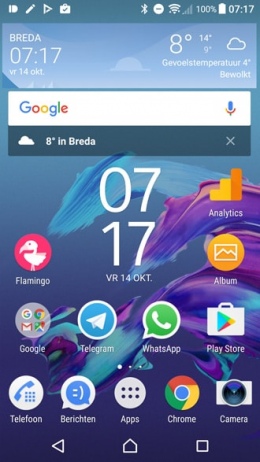 Google widget zoekbalk