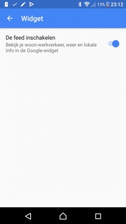 Google zoekbalk widget