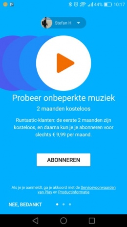 Runtastic Google Play Music