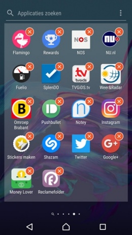 Sony Xperia apps verwijderen