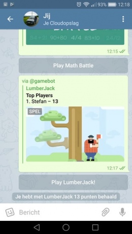 Telegram 3.13 games