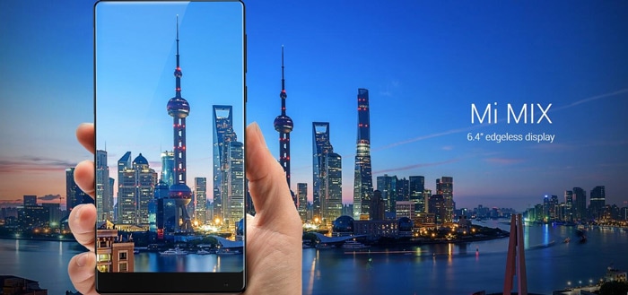 Xiaomi presenteert rijk uitgeruste Mi Note 2 en Mi MIX zonder schermranden