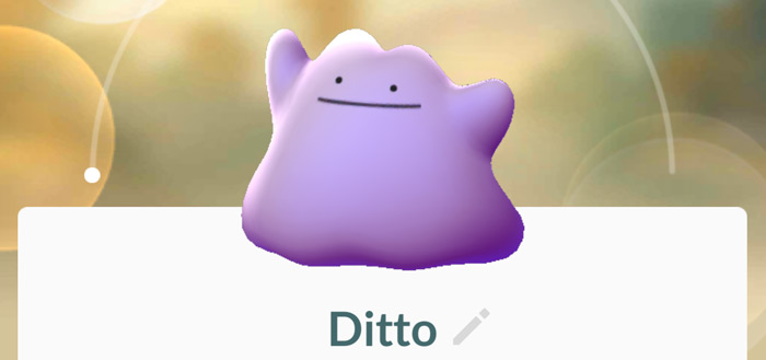 Ditto Pokémon Go
