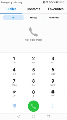 EMUI 5.0 dialer