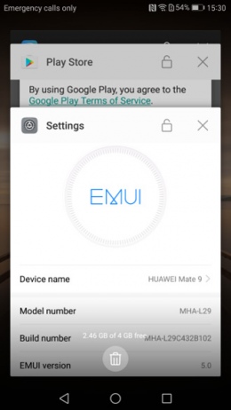 EMUI 5.0 multitasking