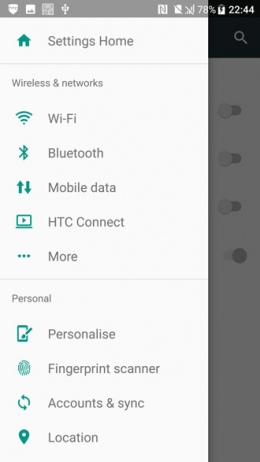HTC 10 Android Nougat