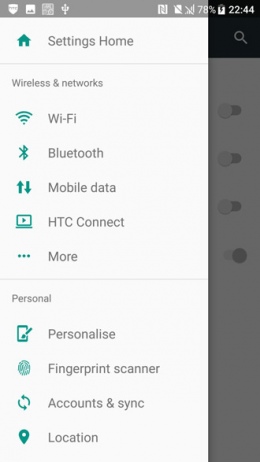 HTC 10 Android Nougat