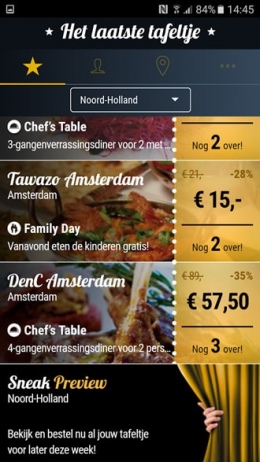 Het Laatste Tafeltje app