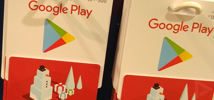 Google Play Gift Card nu ook te koop met zelfgekozen bedrag