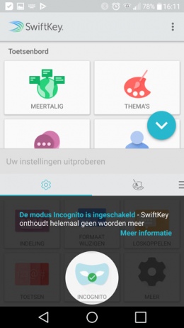 SwiftKey Incognito