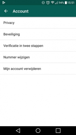 whatsapp verificatie in twee stappen