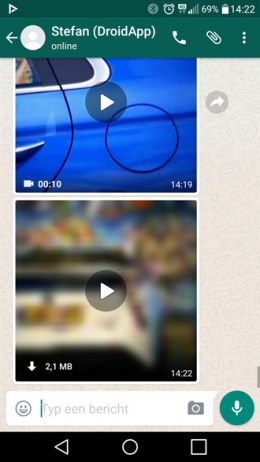 WhatsApp video