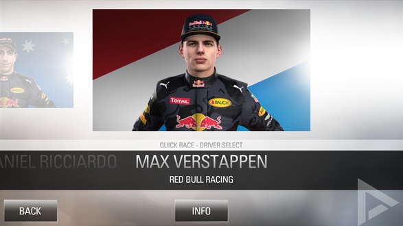 F1 game 2016 Verstappen