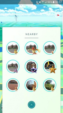 Pokémon Go Nearby