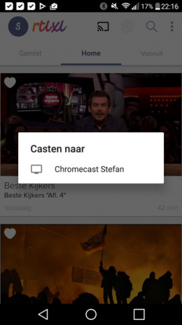 RTL XL Chromecast