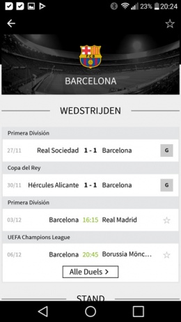 Voetbalzone app