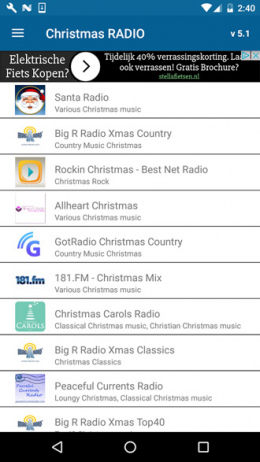 kerst radio app