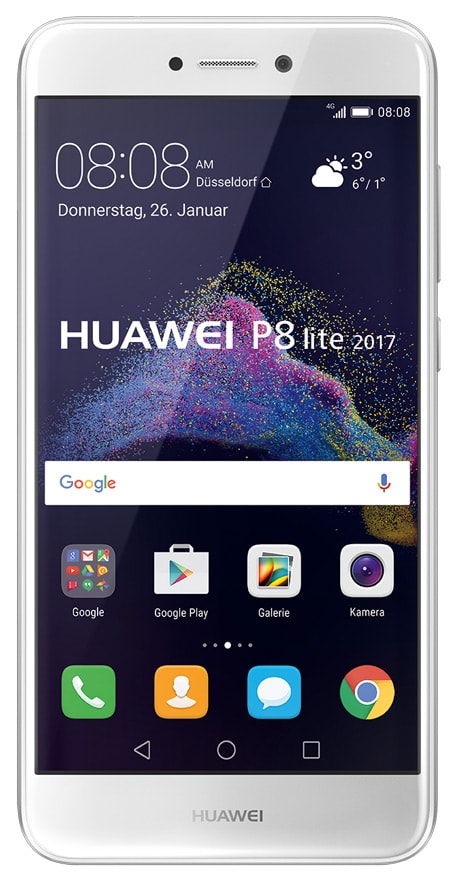 blad bloem marmeren Huawei P8 Lite (2017): prachtige, uitgebreide smartphone met Nougat voor  €249