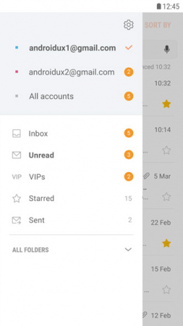 Samsung E-mail app