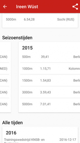 Schaatstijden