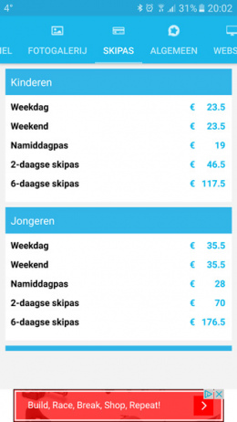 Skiinfo app