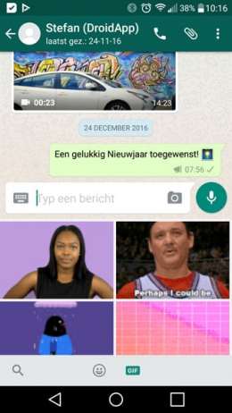 WhatsApp 2.17.6 Giphy