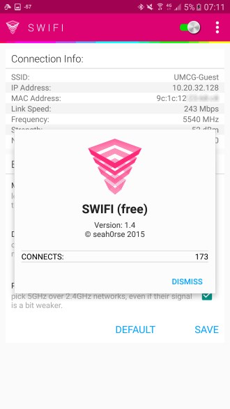SWifi app