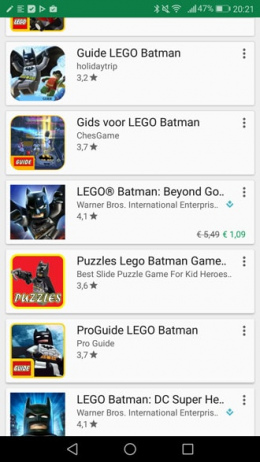 Google Play Store aanbieding