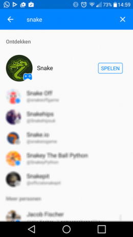 Nokia Snake Facebook Messenger