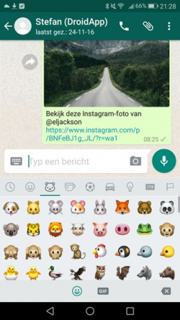 WhatsApp 2.17.44 emoji