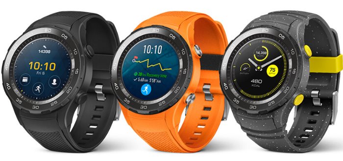 Jachtluipaard Mevrouw straf Afbeeldingen van sportieve Huawei Watch 2 verschijnen online