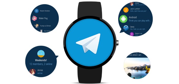 Telegram lanceert prachtige eigen Android Wear 2.0 app