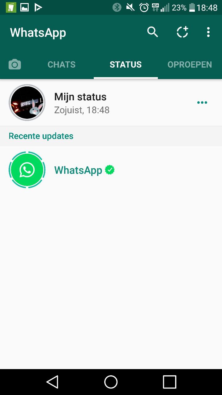 Whatsapp statusse