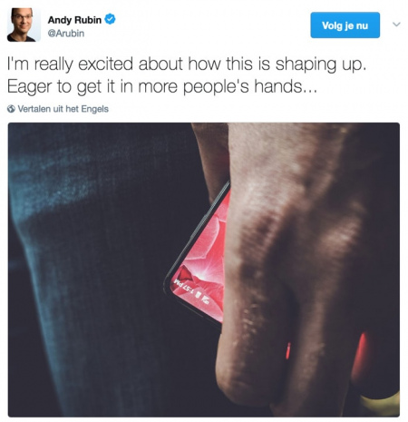 Andy Rubin smartphone teaser Twitter