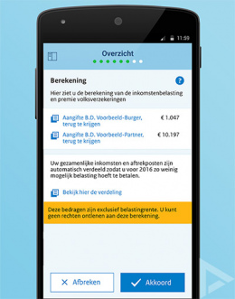 Belastingdienst aangifte 2016 app