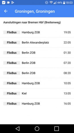 Google Maps Flixbus