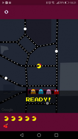 Google Maps Pac-Man